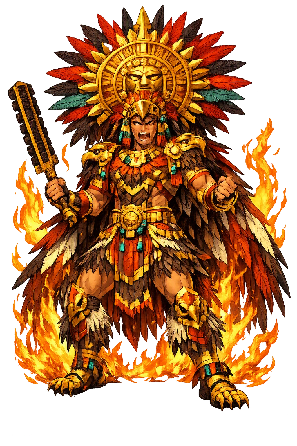 Tōnatiuh mascot