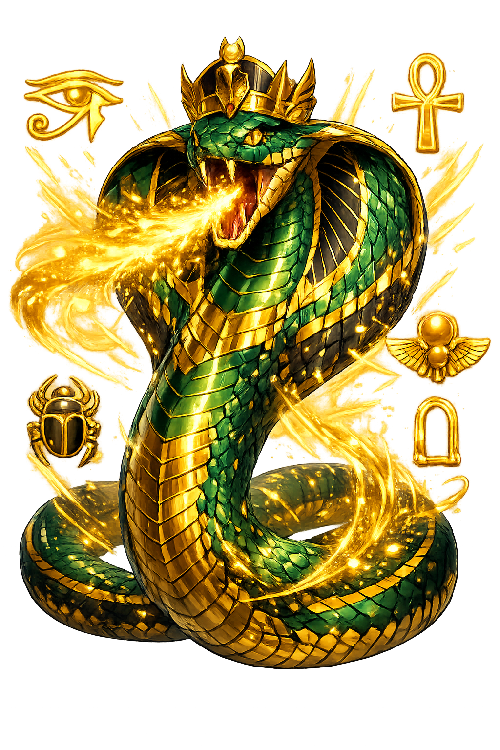 Wꜣḏyt — Cobra, Protection, Lower Egypt